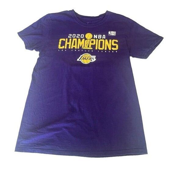 Fanatics 2020 NBA Champions Los Angeles Lakers Basketball Sports T Shirt Medium - Picture 1 of 4
